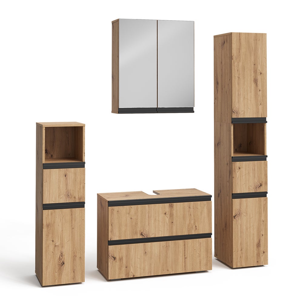 Vicco Zestaw mebli łazienkowych Torren, Rzemieślnik, 4 części