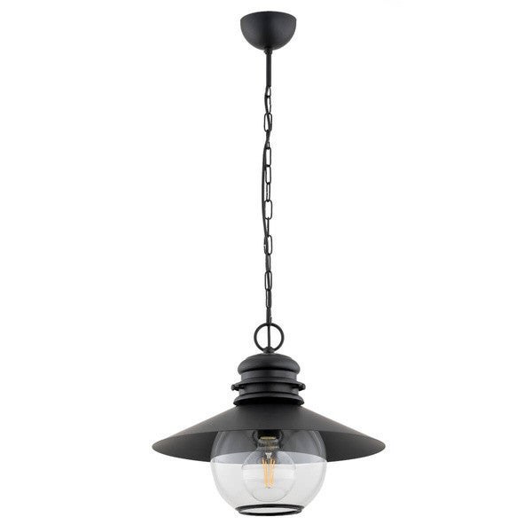 Lampa wisząca Holly czarna 1xE27x15W wym: 90 x 40 x 40 cm metal Alfa