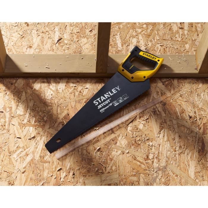 Stanley - Scie Égoïne JetCut Blade Armor - Spéciale Parquet - 2-20-180 - 6