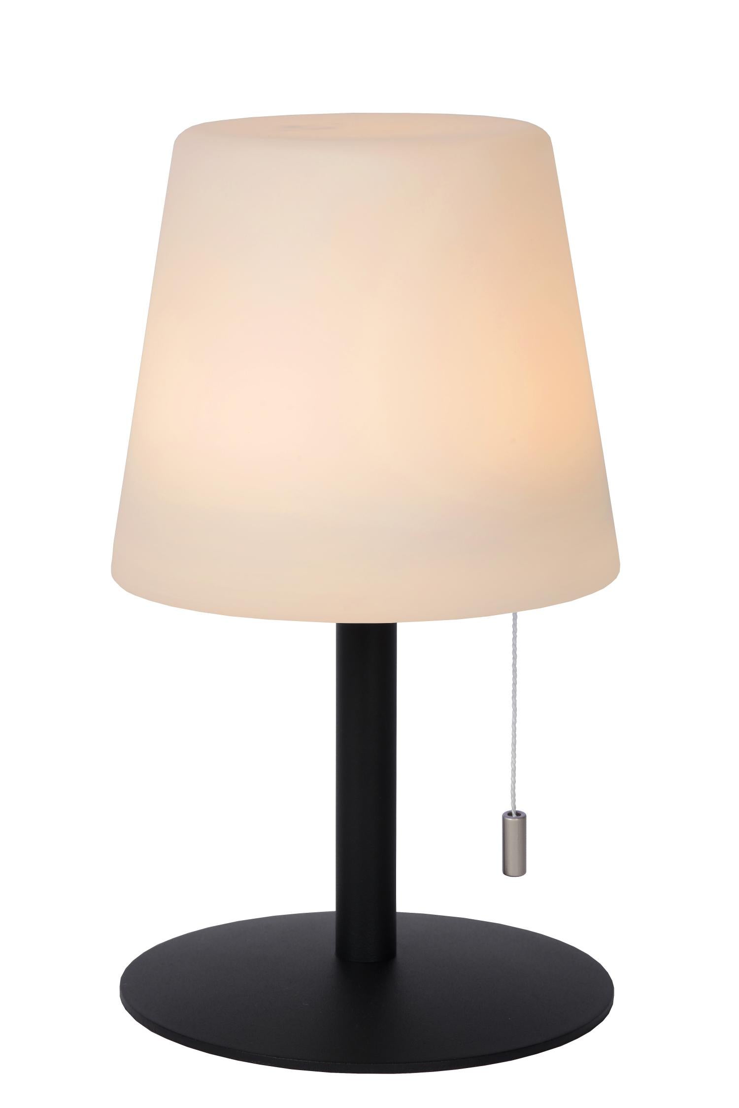 Lampa stołowa czarno-biała RIO LED 1.8W Zmieniające się kolory RGBK 3000lm Lucide