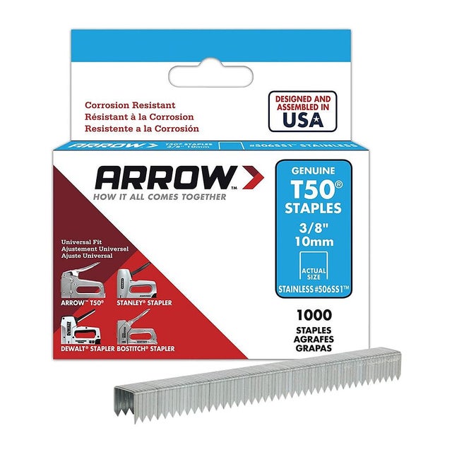 Boîte de 1250 Agrafes T50 6 mm Arrow