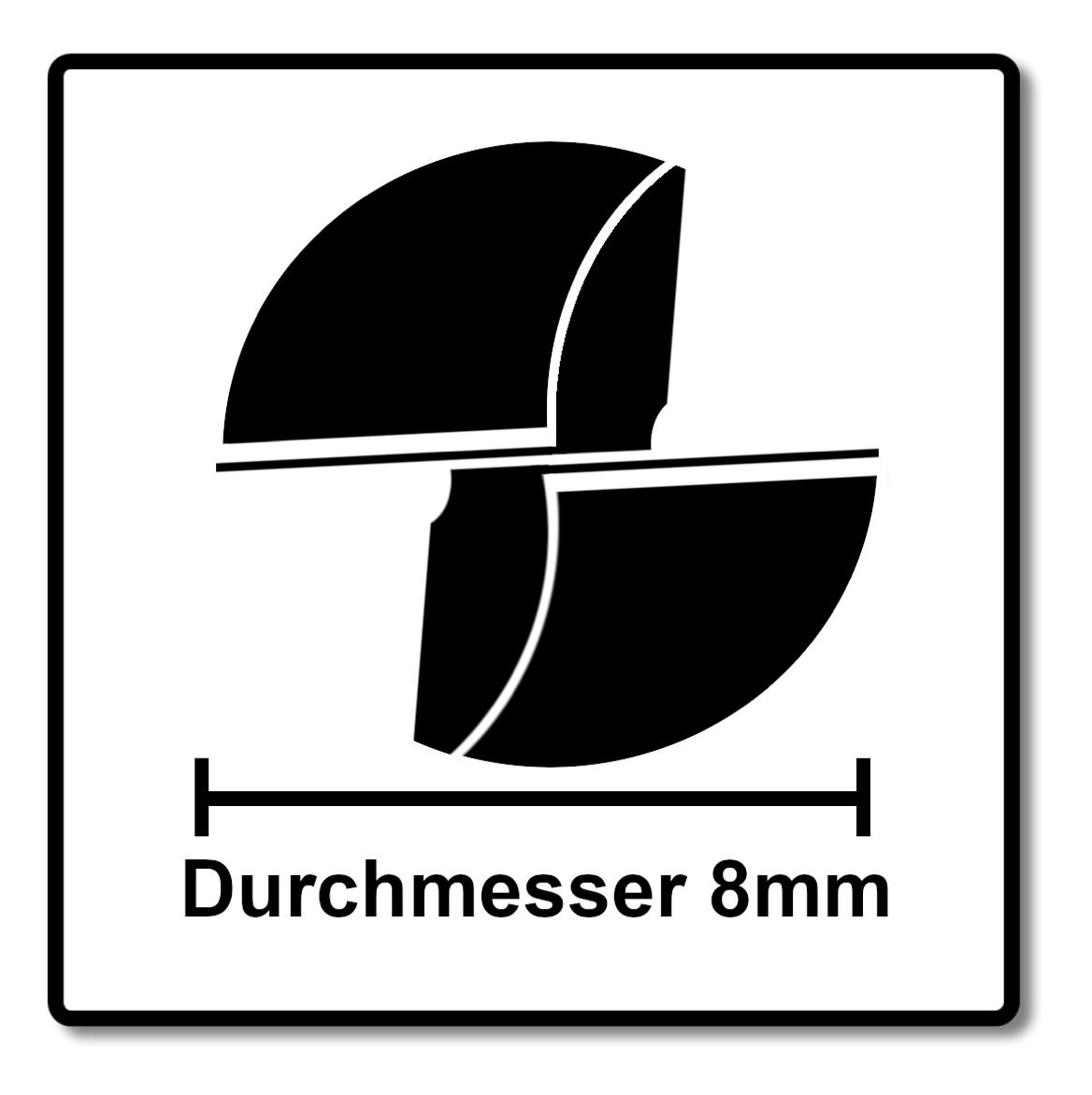 Fraise pour plaques de plâtre HW avec queue de 8mm FESTOOL HW S8 D32/90° - 491001 - 3