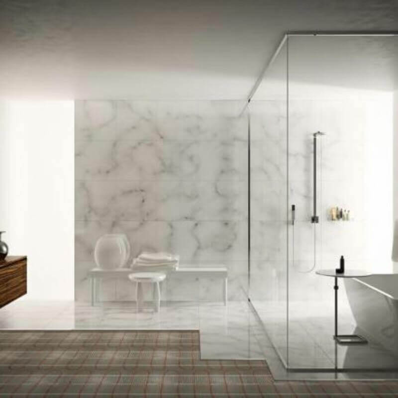 Plancher chauffant électrique sous carrelage - 160 W/m² : 1800 W - 11 m² : longueur: 2200 cm - Largeur: 50 cm - 3