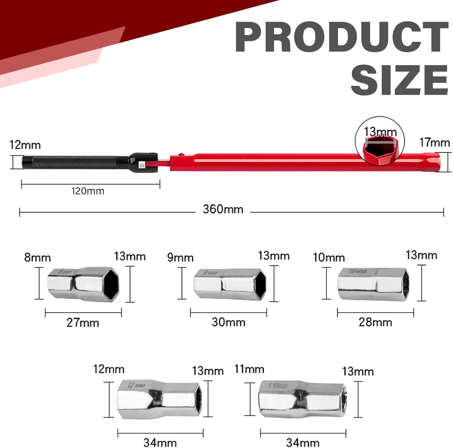 Jeu De Clés à écrou 3/8'' - De 10 à 19 Mm - 10 Pièces – TONIC Distribution