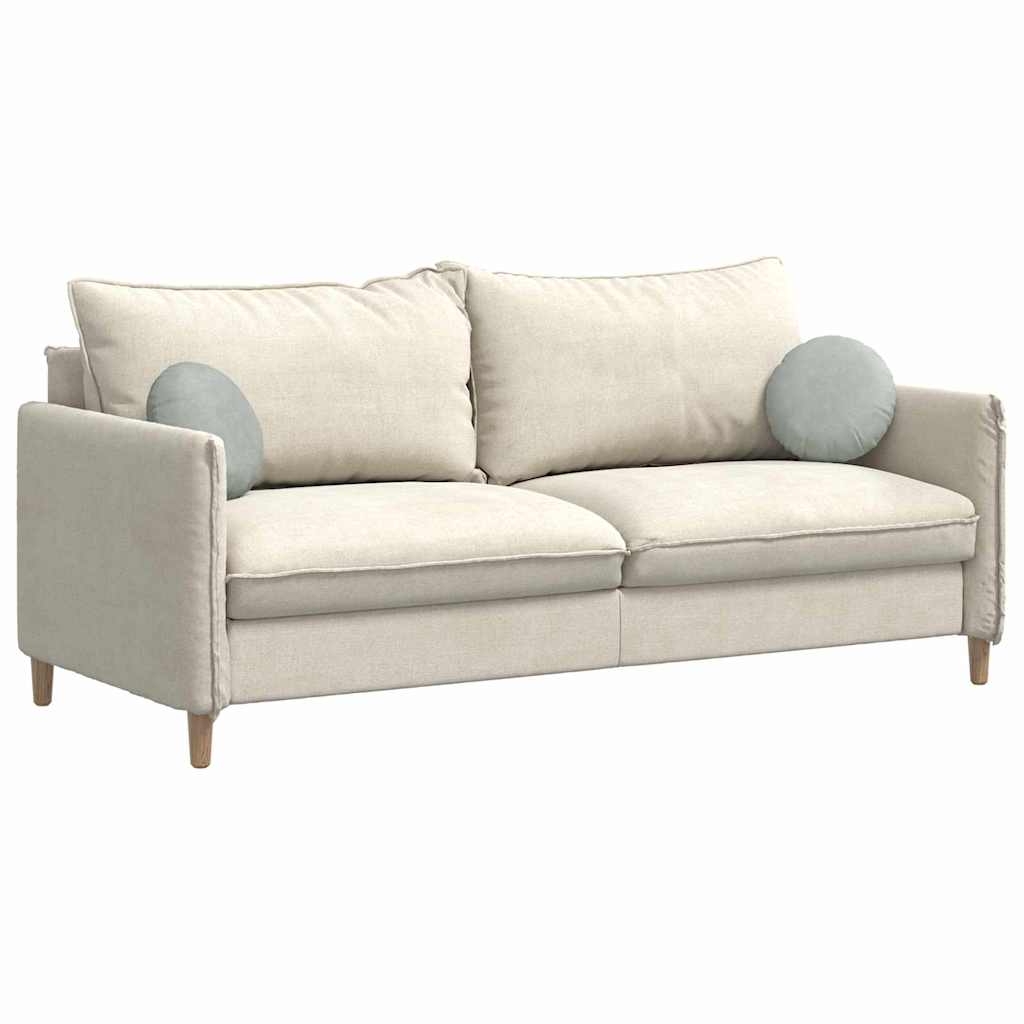 Cojines de asiento, 2 unidades, gris claro, Ø 40 x 13 cm, terciopelo - 3