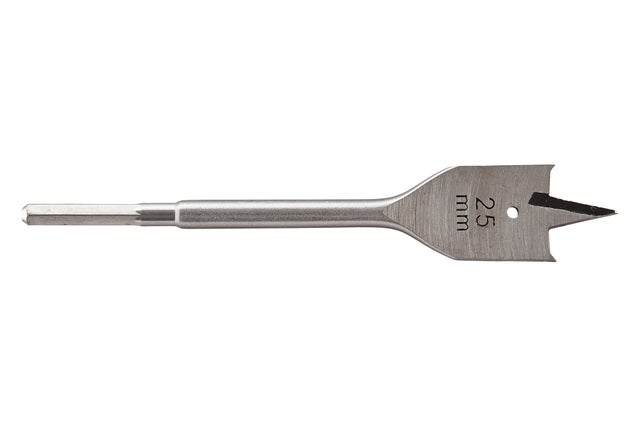 Foret plat, tige hexagonale, ø25,00 x 152 mm