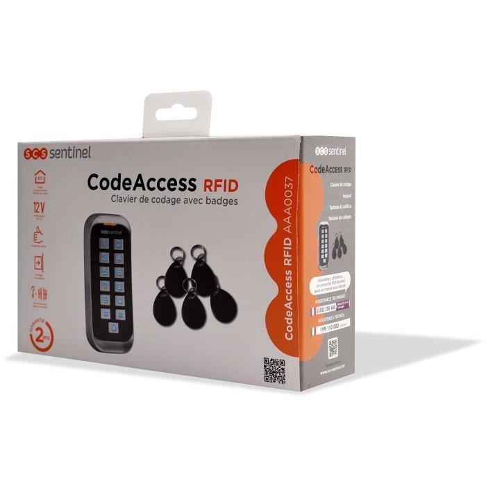 Clavier de Codage RFID, 12V, Avec Badges, CodeAccess, IP68, 2000 ...