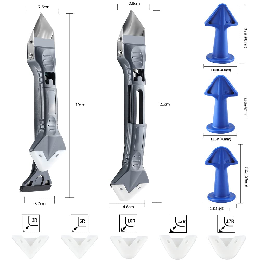 5 In1 Dispositivo Di Rimozione Del Silicone Sigillante Raschietto - Foto 11
