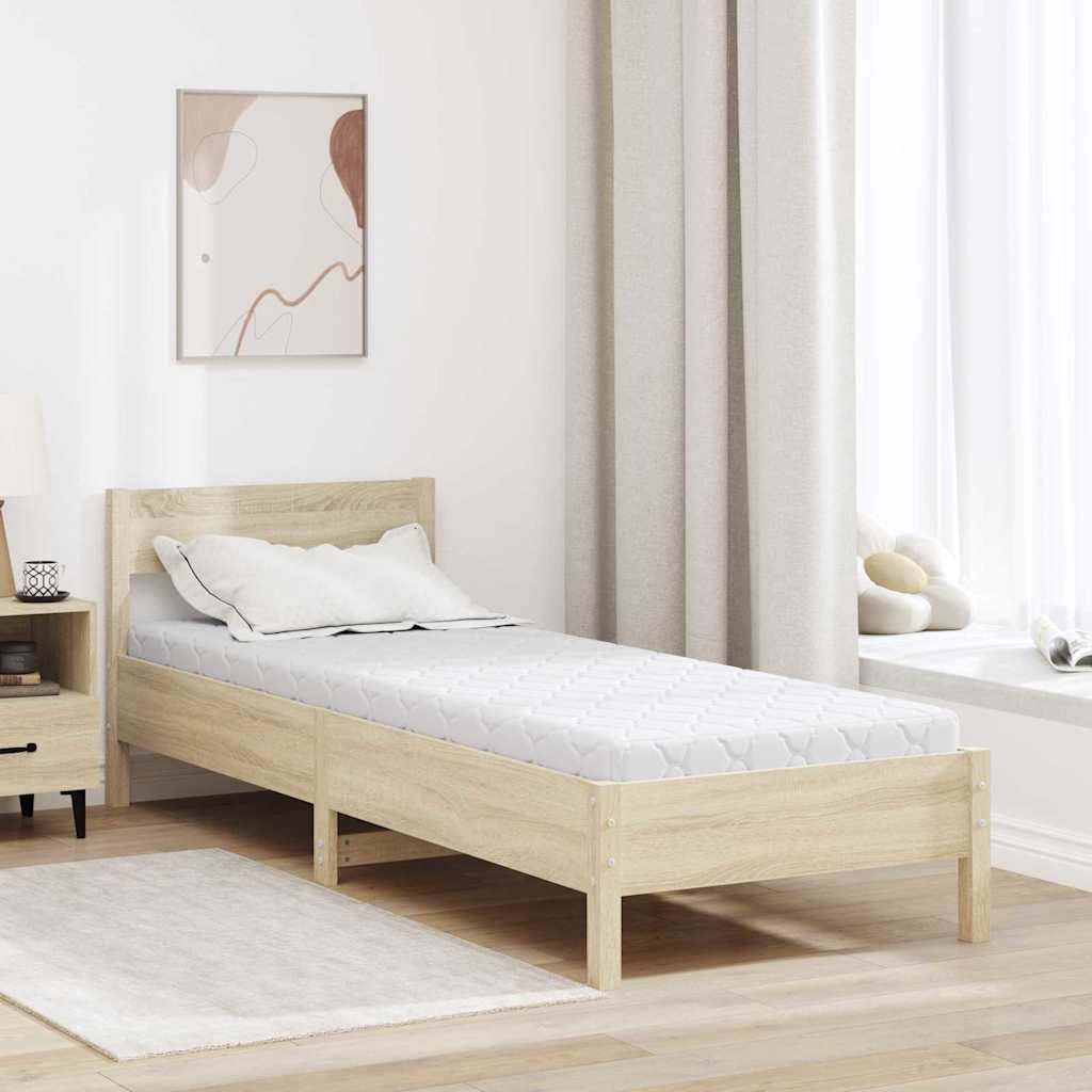 Materac Biały 70 x 200 cm Tkanina żakardowa vidaXL