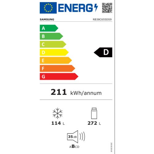 Réfrigérateur combiné SAMSUNG RB38C655DS9 - 10