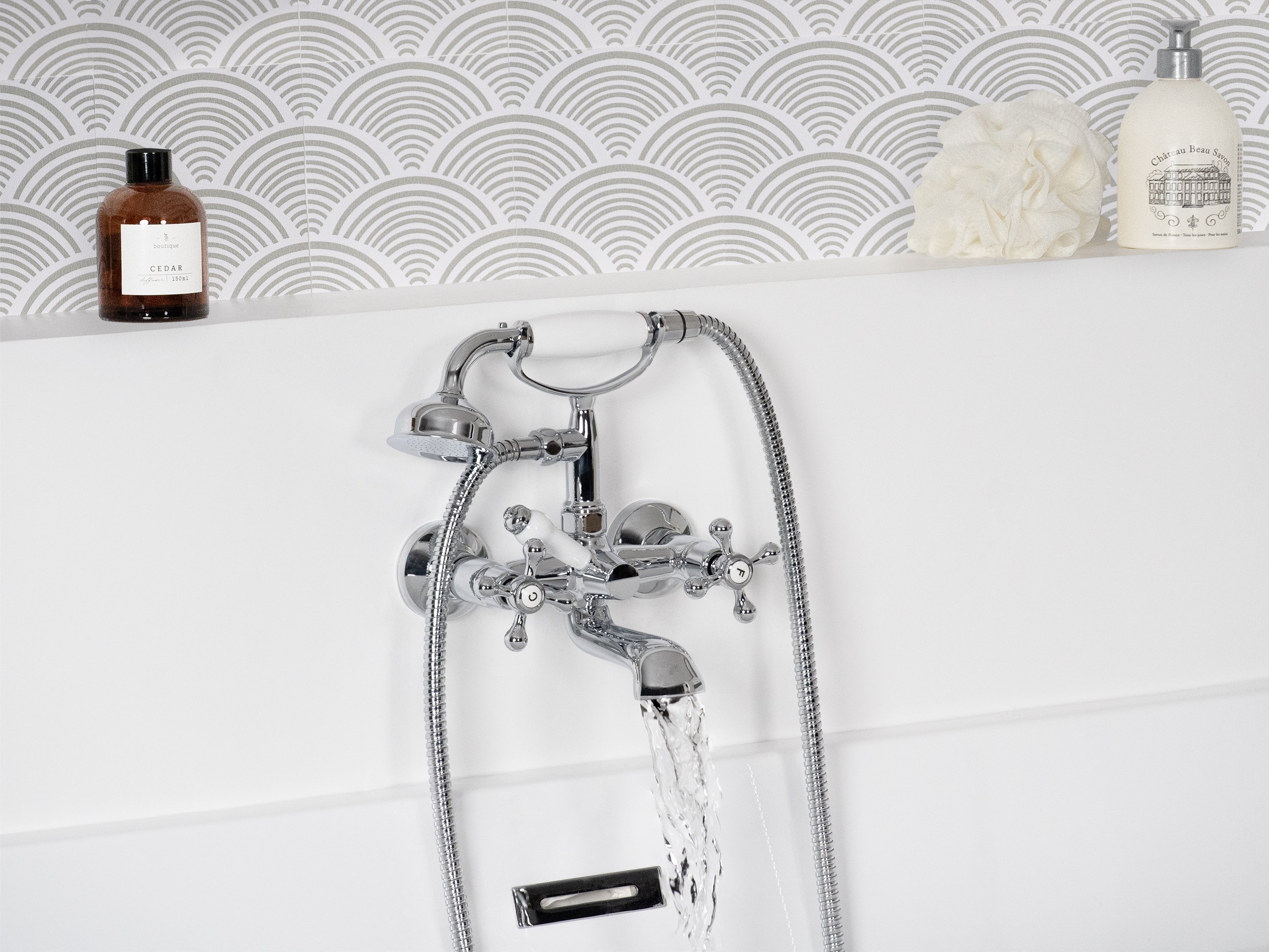 Mélangeur de Baignoire Rétro Chromé FEDLEEN by Eurosanit - 3