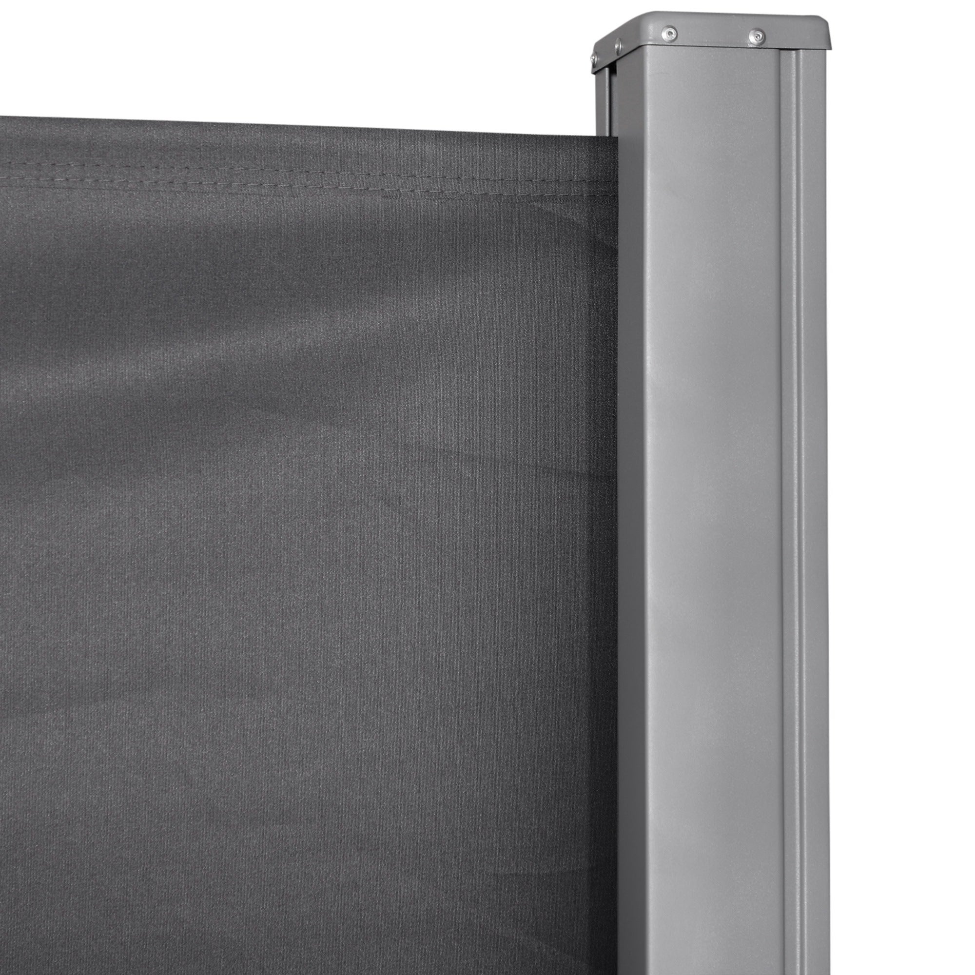 Toldo Lateral Retrátil Outsunny Cinzento Metal e Poliéster 300x160cm - 4