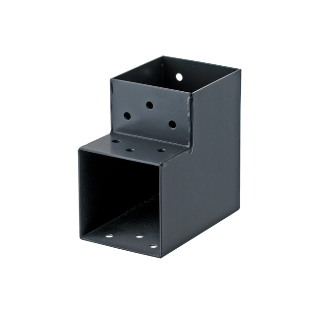 Connecteur L angle 90° pour poteau bois , H.9 x P.9 cm