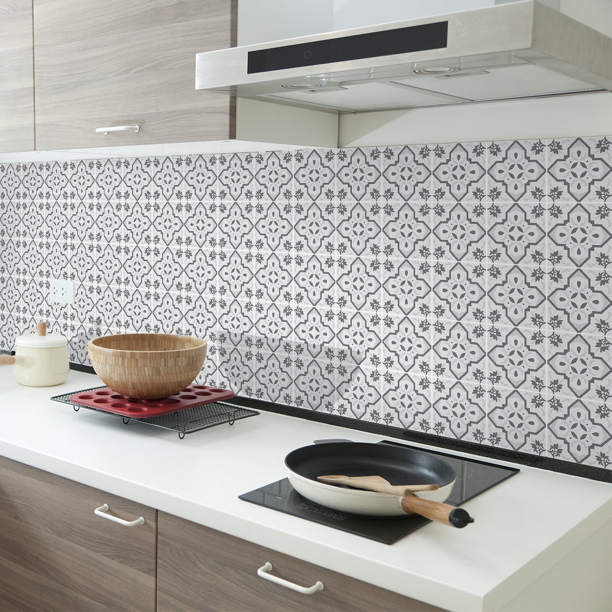 30 vinilo baldosas azulejos christina - adhesivo de pared - revestimiento sticker mural decorativo - 30stickers20x20cm