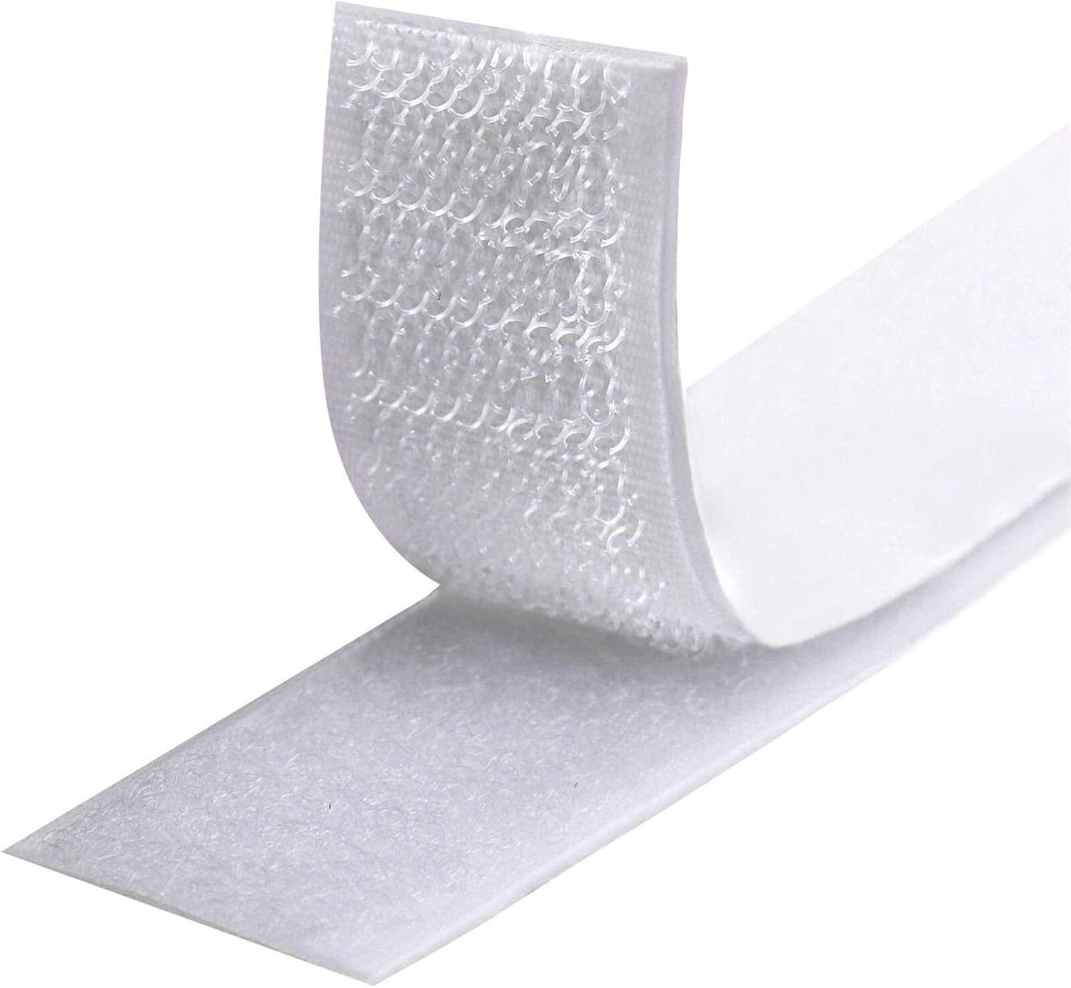 2 sztuki dwustronnej taśmy samoprzylepnej odpornej na zarysowania, taśma rzepowa do montażu wszelkiego rodzaju ramek do zdjęć (biała, 20 mm x 8 m)