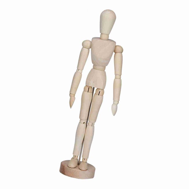 Manichino Femminile O Maschile In Legno Per Disegnare Con Pose Diverse - Immagini Vettoriali - Foto 7