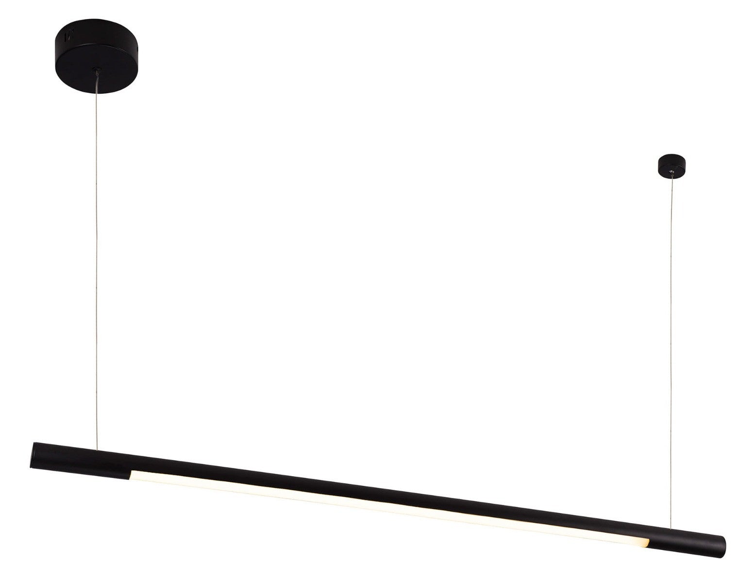 Lampa wisząca ORGANIC LED 16W Ciepła biel 1360lm czarna wym: 140 x 100 x 2 cm Maxlight