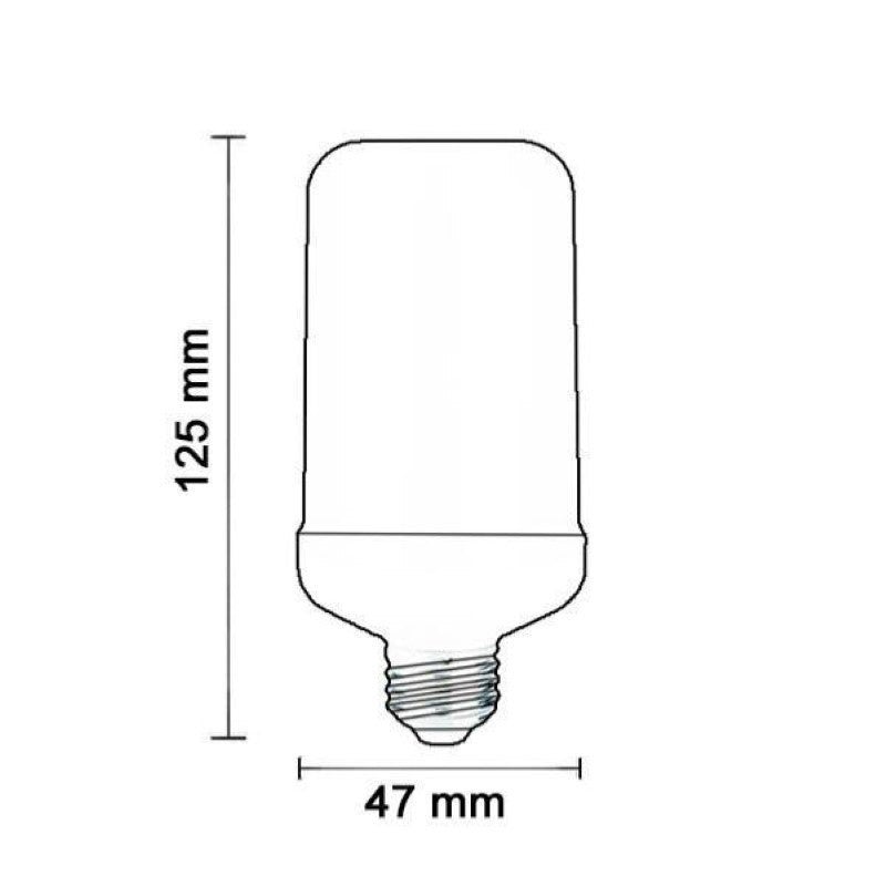 Ampoule LED E27 Flamme 5W 220V - SILAMP - 3