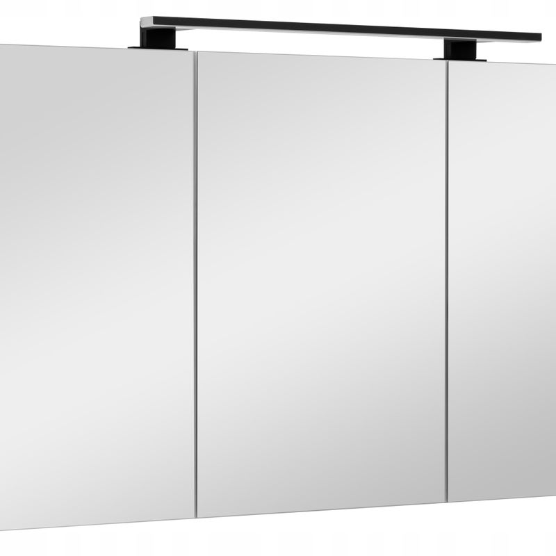 Szafka łazienkowa z lustrem oświetleniem lampką led lustrzana wisząca 100cm