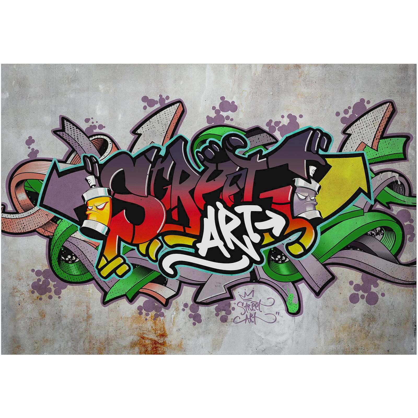 Papier peint adhésif Rue classique - 294 x 210 cm - 2