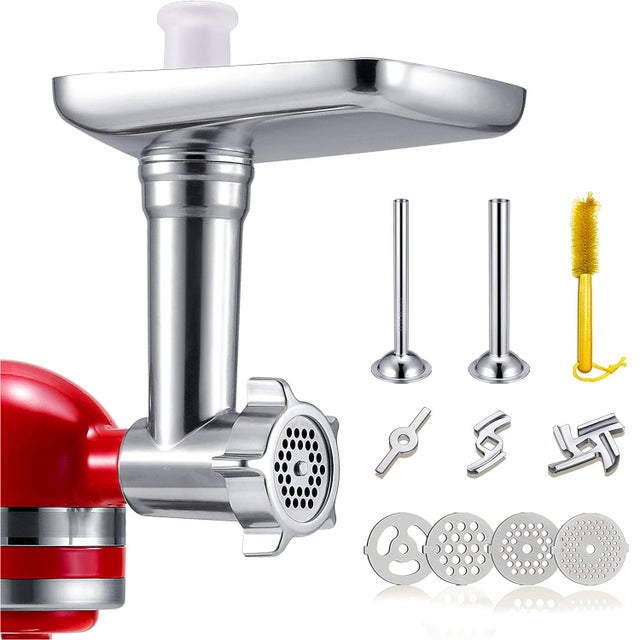 Akcesoria KitchenAid do maszynki do mięsa, robota kuchennego, maszynki do mięsa, nadziewarki do kiełbas, z dwiema tubami do nadziewania kiełbas (mac)