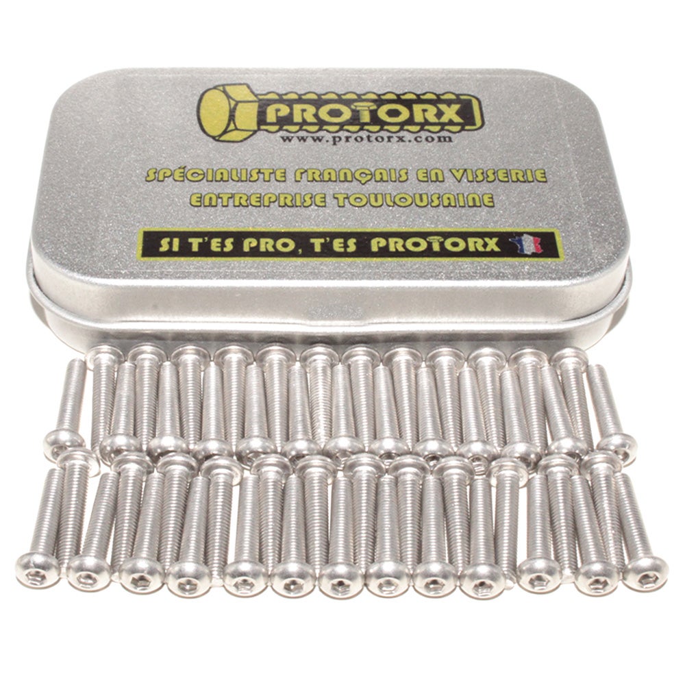 Vis À Tête Bombée M3 M4 M5 M6 M8 M10 En Acier Inoxydable A2[L11303