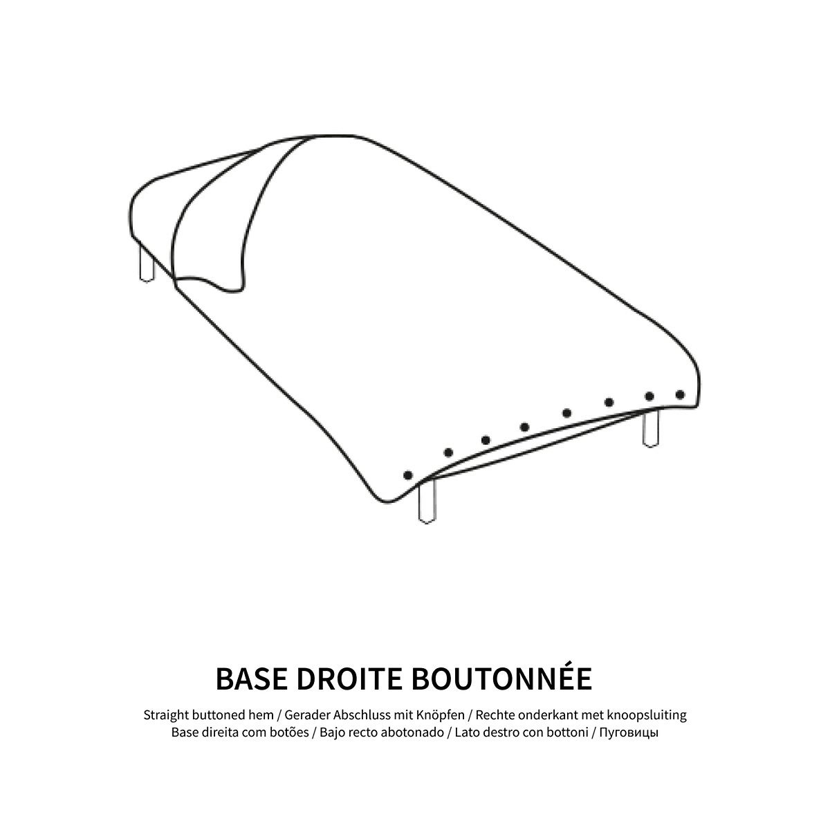 Housse de couette coton lavé, Meredith - Imprimé fleurs - 140 x 200 cm - 6