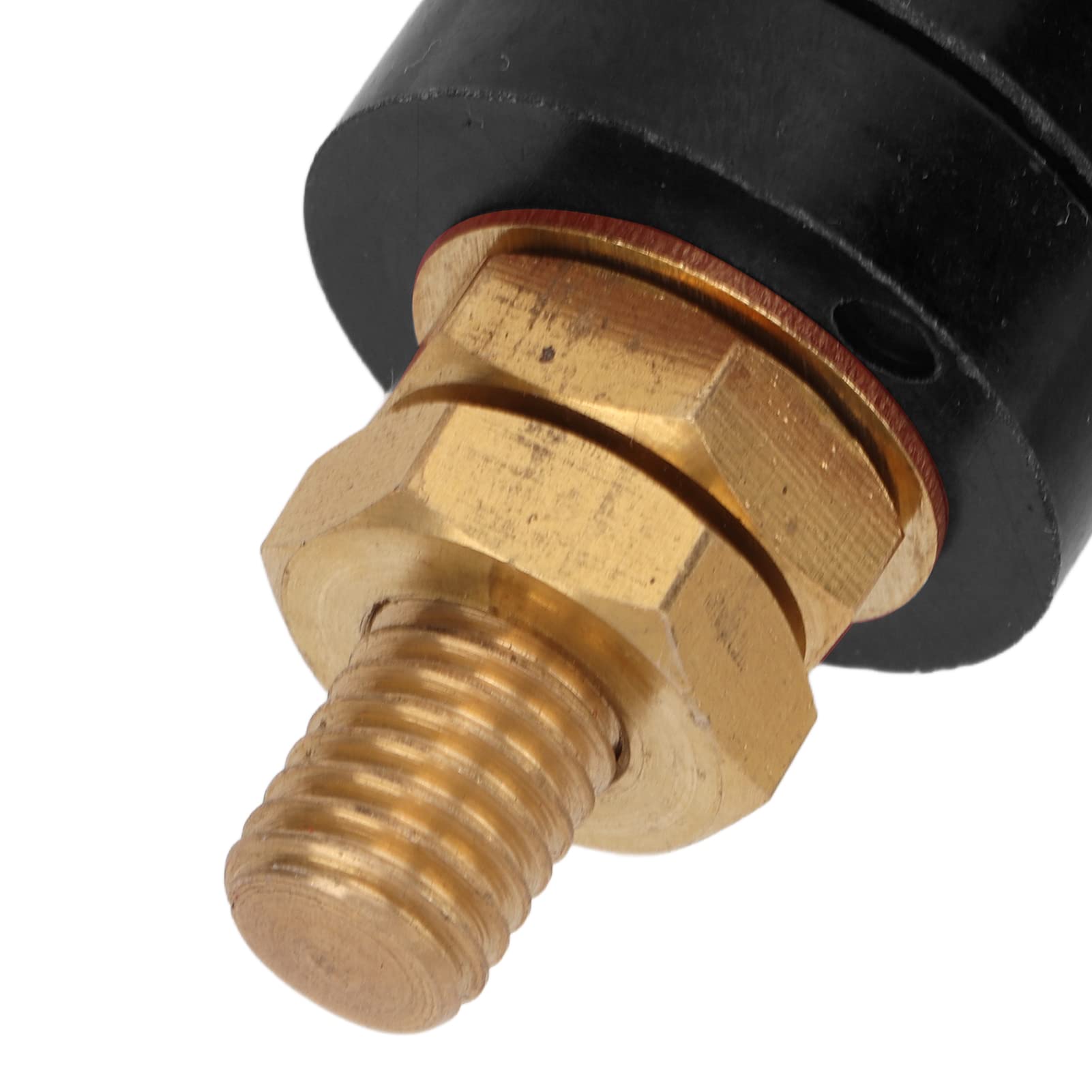 Terminale in rame Materiale in ottone Forte conduttività elettrica Accessori per test elettrici (nero) - 8