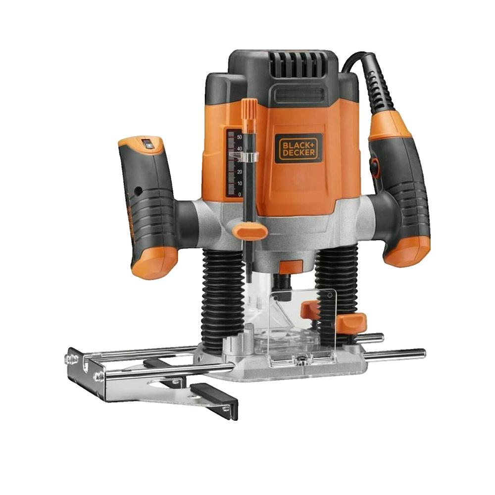 Frezarka BLACK+DECKER KW1200E-QS 1200W moc zmienna głębokość 0-55 mm
