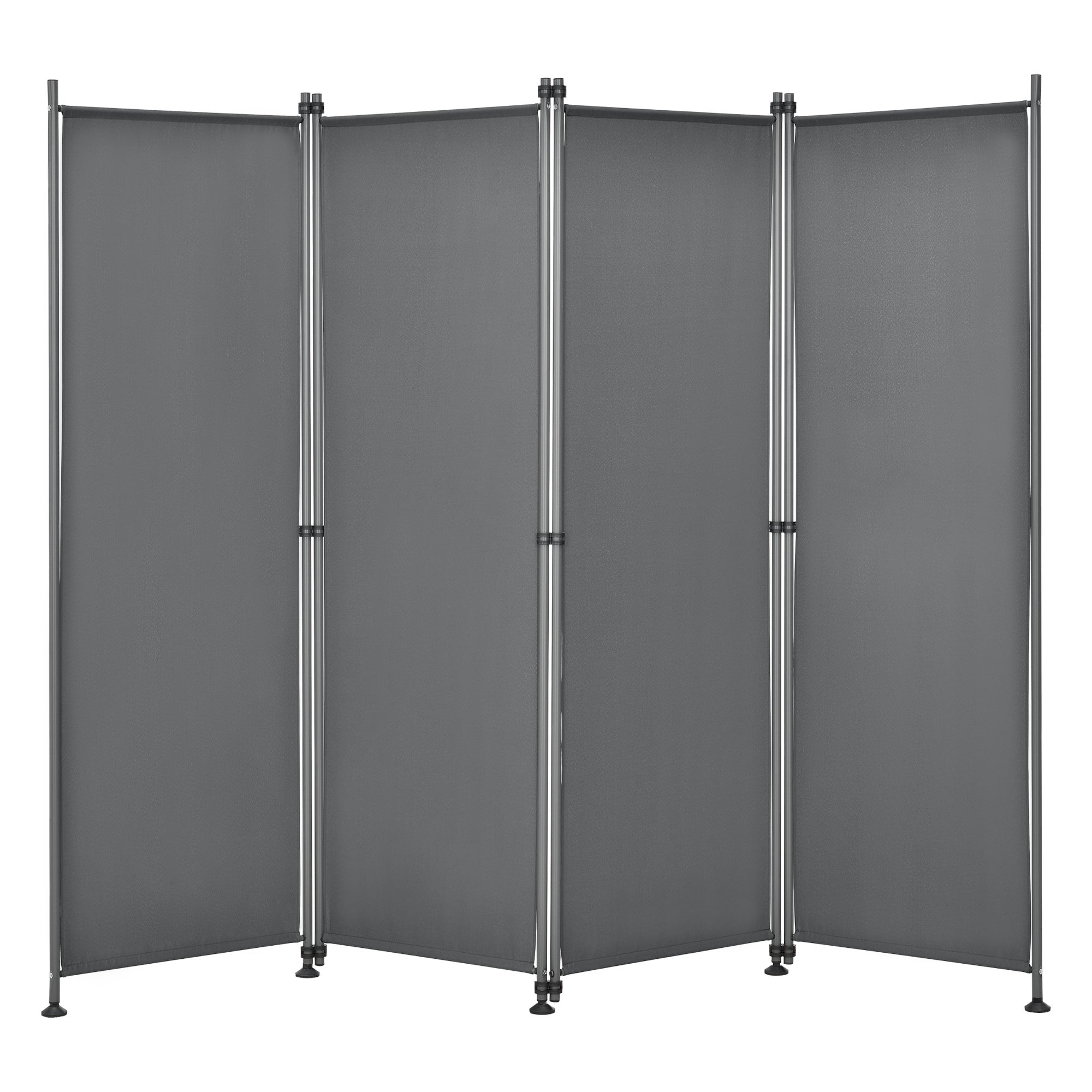 Brise-vue Modica à 4 Panneaux Polyester 215 x 170 cm Gris Ardoise [pro.tec] - 2