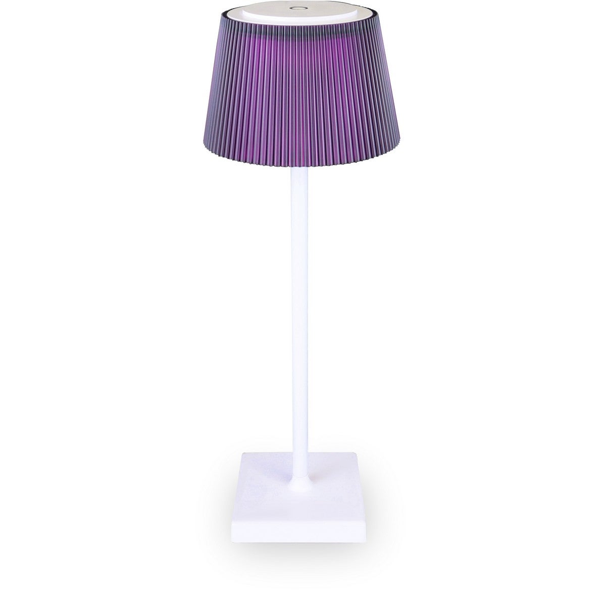 Akumulatorowa Lampa Stołowa Clelia, Metal, Fiolet, Majestic