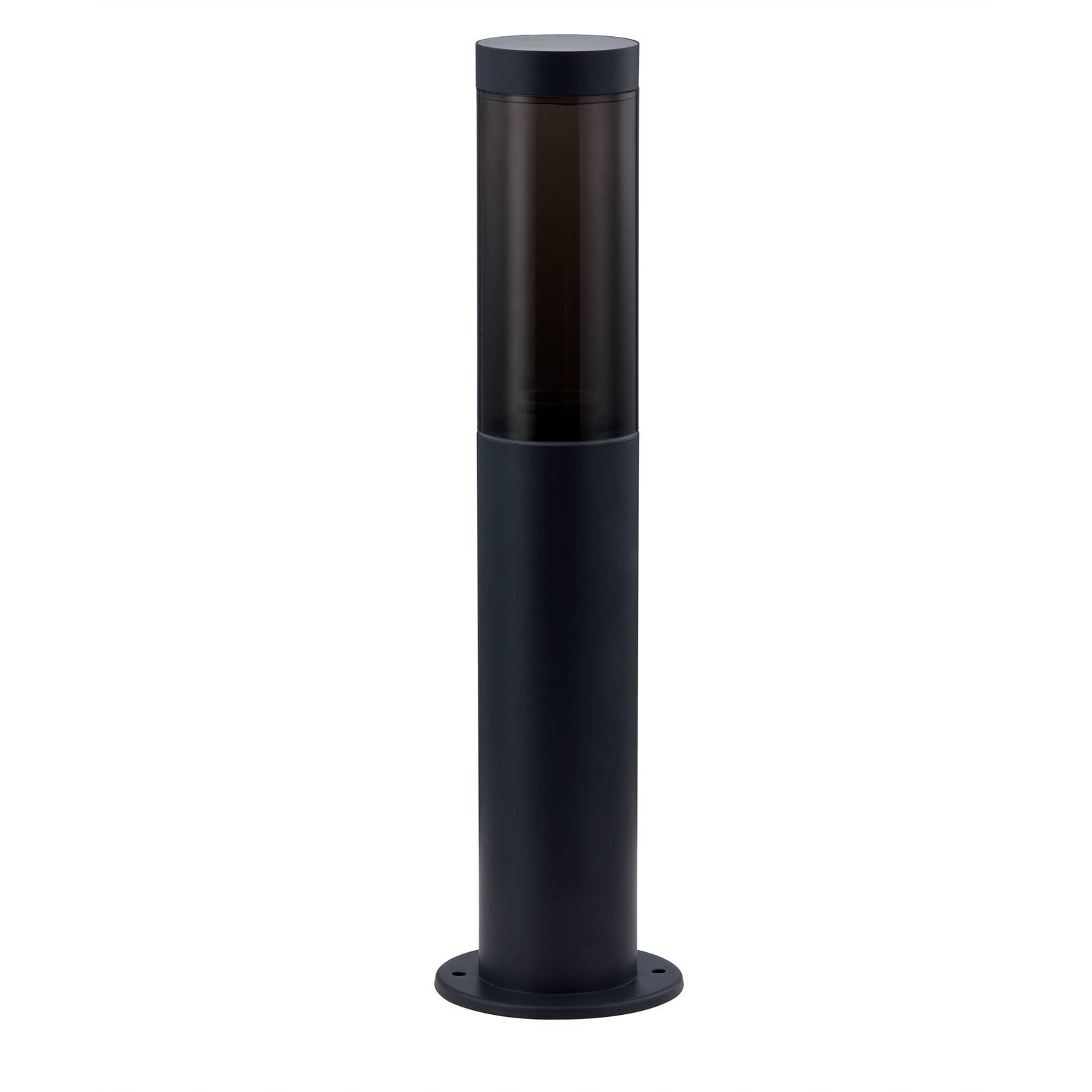 Lucande lampione a LED Nevio, sensore, 60 cm, antracite, Lampioncino, paletto luminoso, lampada