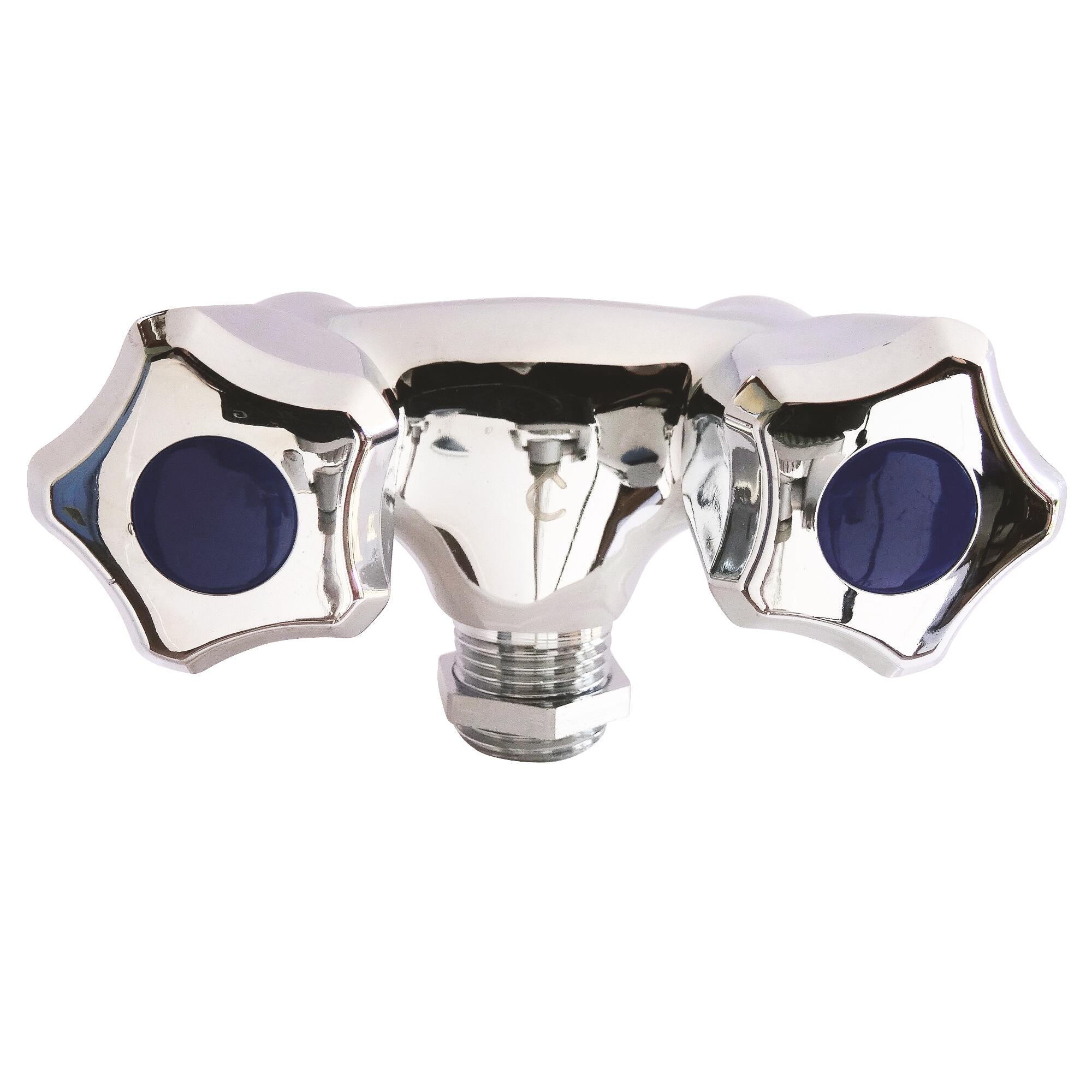 SOMATHERM Robinet double - Pour machine a laver - Arrivée Ø 1/2 - Sortie Ø 3/4 - 7