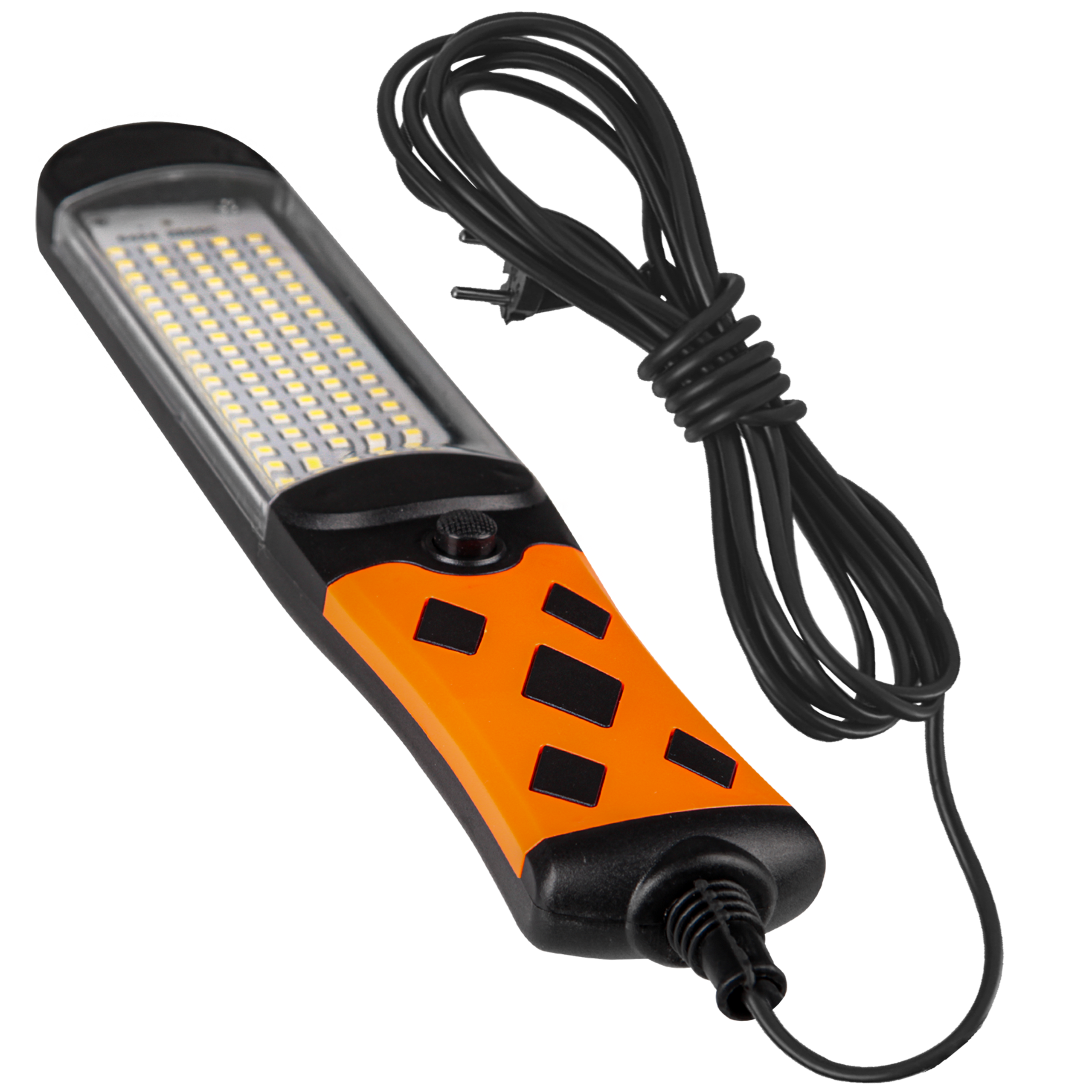Lampa warsztatowa LED 15W 25cm 6500K zimna biel kabel 5m czarno-pomarańczowa MasterLED