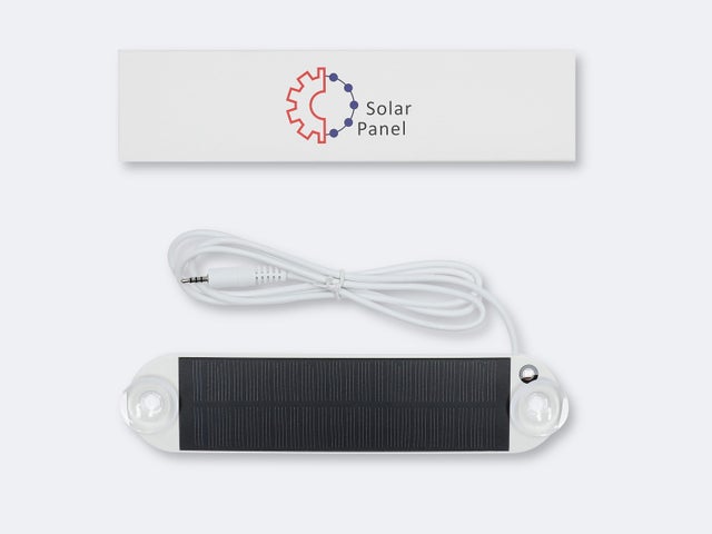 Ładowarka DECORI solarna do silników Smart Blinds, Biała, 1 szt