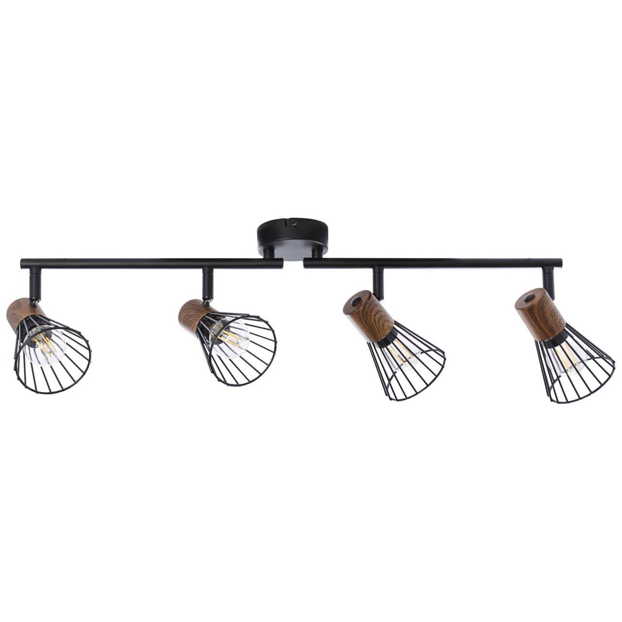 BRILLIANT Lampa wisząca LED Yelena czarny/brązowy | 1x LED zintegrowany, LED 44W zintegrowany, (4000lm, 3000K) - 4