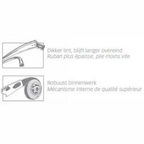Mètre ruban Auto-Lock Solid 5 m x 25 mm Repamine - 2
