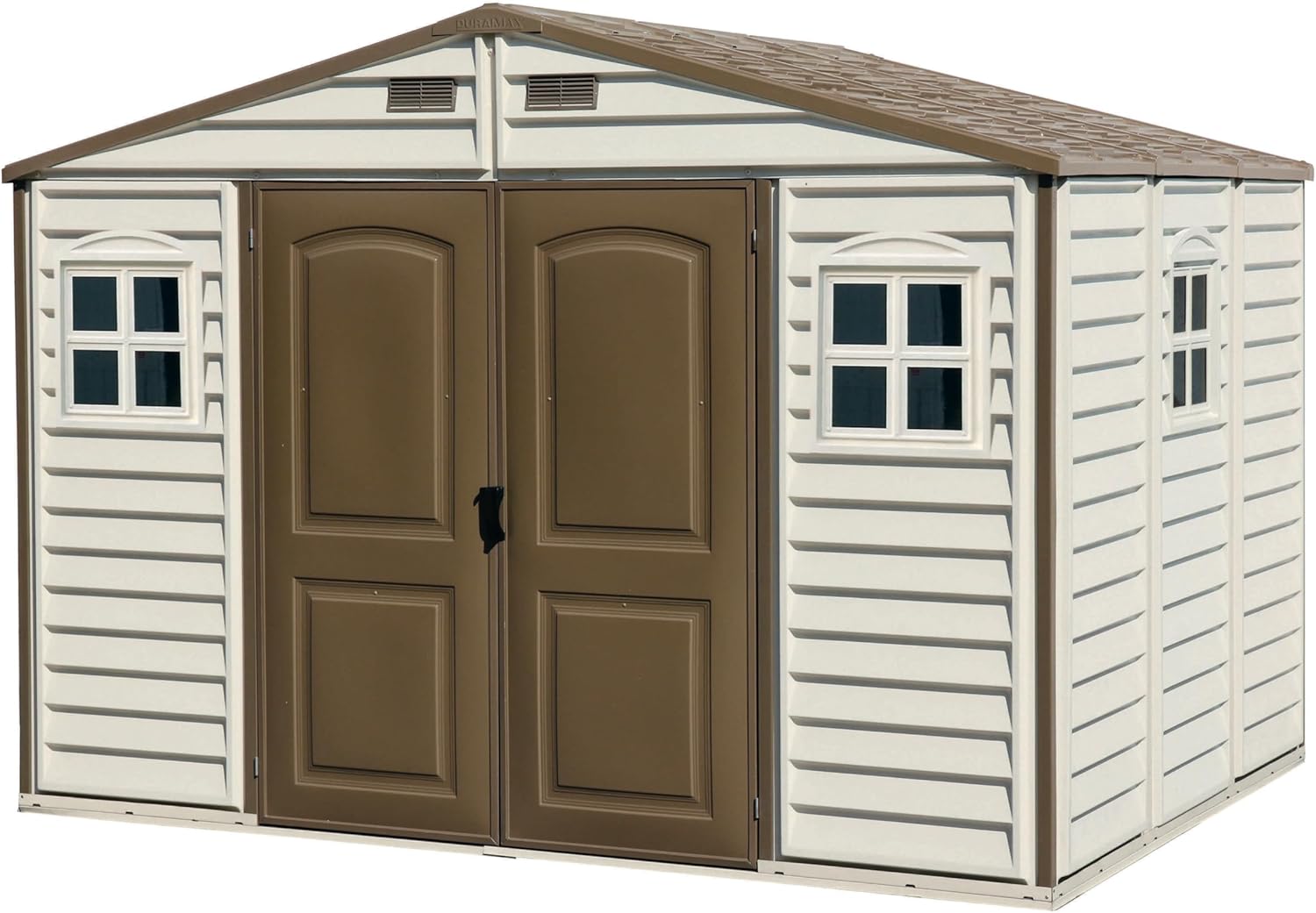 Casuta de gradina DURAMAX WOODSIDE 324.8x247x233.2 cm, Maro
