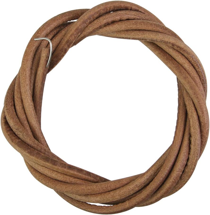 2 Correas De Cuero Para Máquina De Coser Singer – 183 Cm, Con Gancho, Fácil Instalación, 6 Mm Ancho