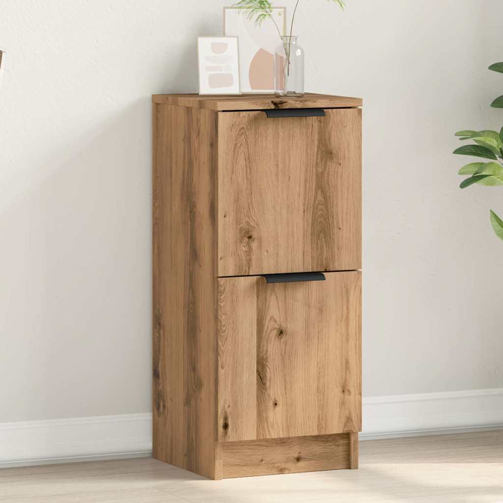 Credenza artigianale in rovere 30x30x70 cm in MDF - 4