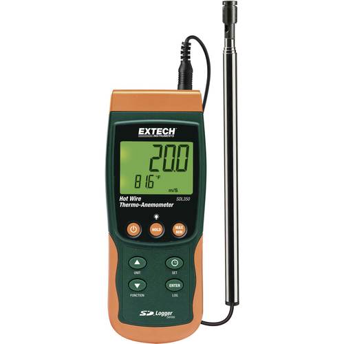 Extech SDL350 Anémomètre 0.4 à 25 m/s | Leroy Merlin