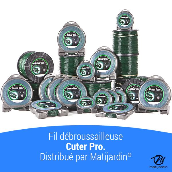Fil nylon Cuter'Pro 4 mm x 92 m Hélicoïdal Bobine - 3