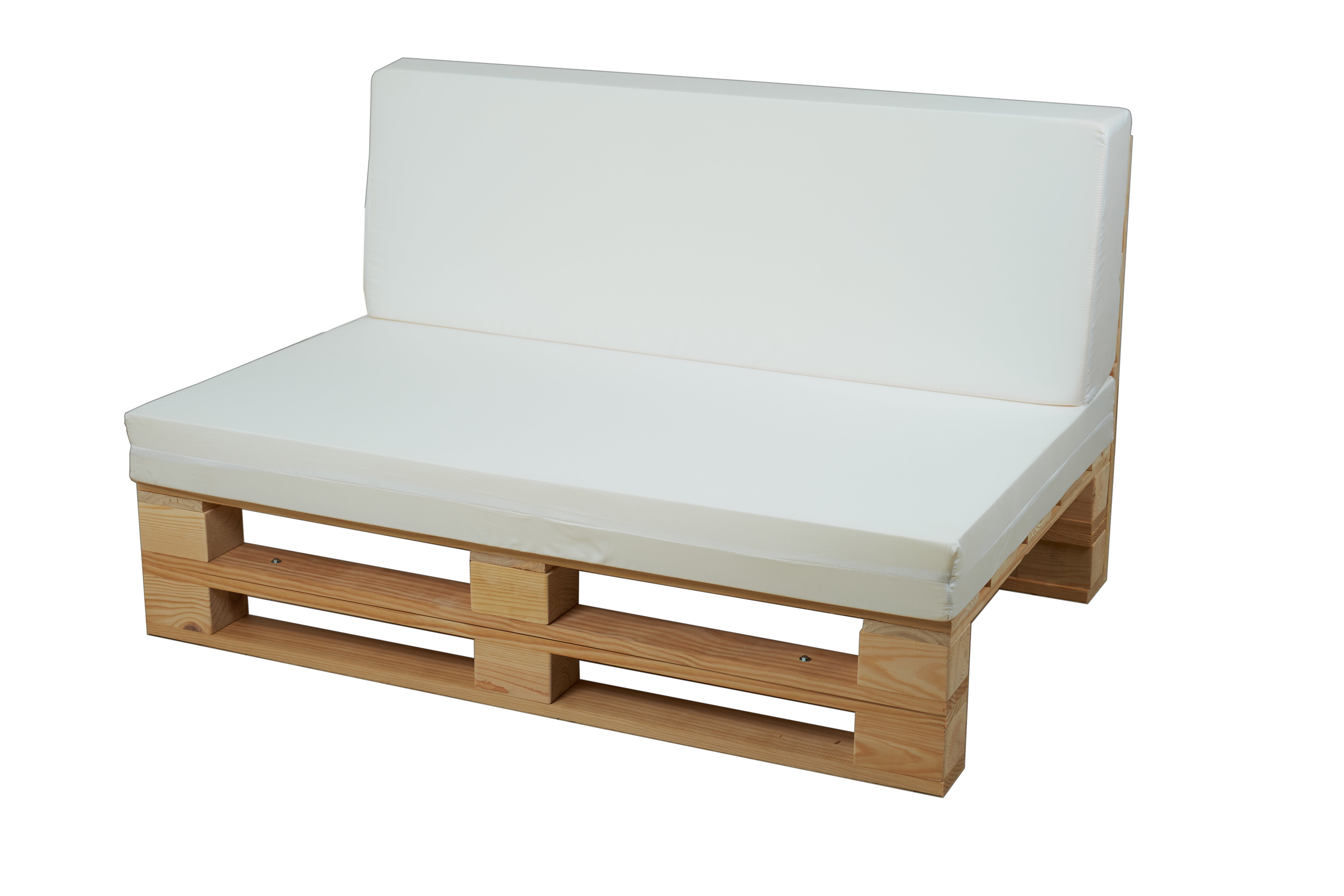 Coussins en tissu microfibre pour canapé en palettes (assise + dossier