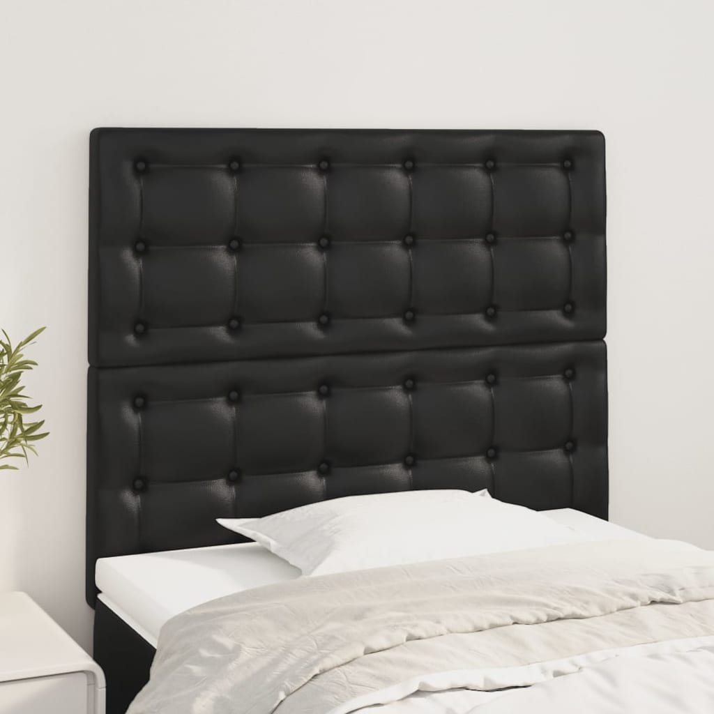 Tables de chevet 2 pcs noir 35x34x65 cm bois d’ingénierie Tables de chevet 2 pcs noir 35x34x65 cm bois d’ingénierie