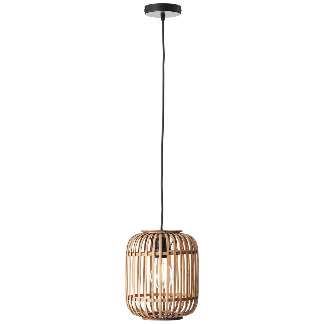 Lampa ścienna BRILLIANT Malty czarny/naturalny | 1x A60, E27, 52W, odpowiednia do zwykłych żarówek (brak w zestawie)