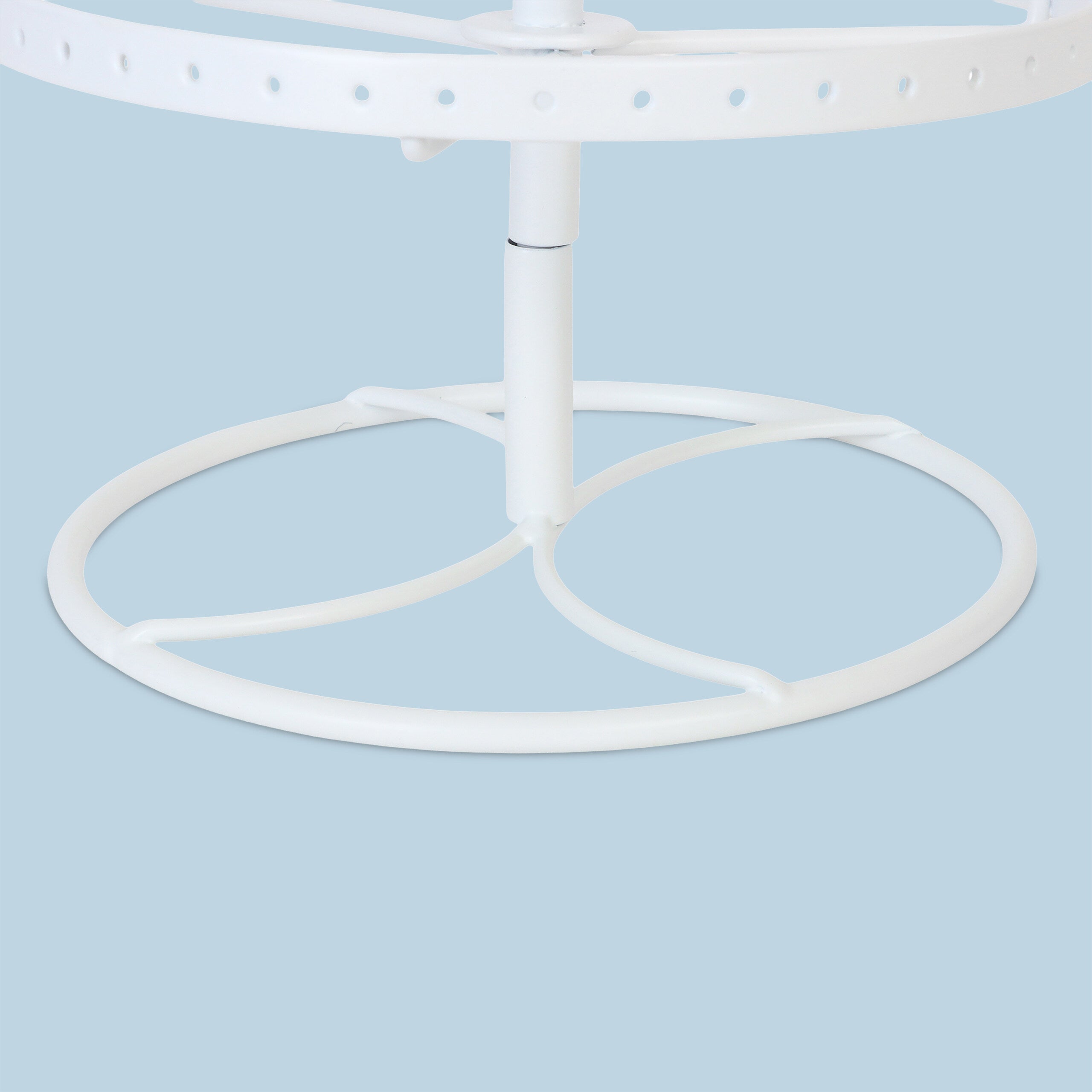 Présentoir boucles d’oreilles, fer, 168 emplacements, rotatif, arbre à bijoux, HxD 30 x 16,5 cm, couleurs, Relaxdays - 7