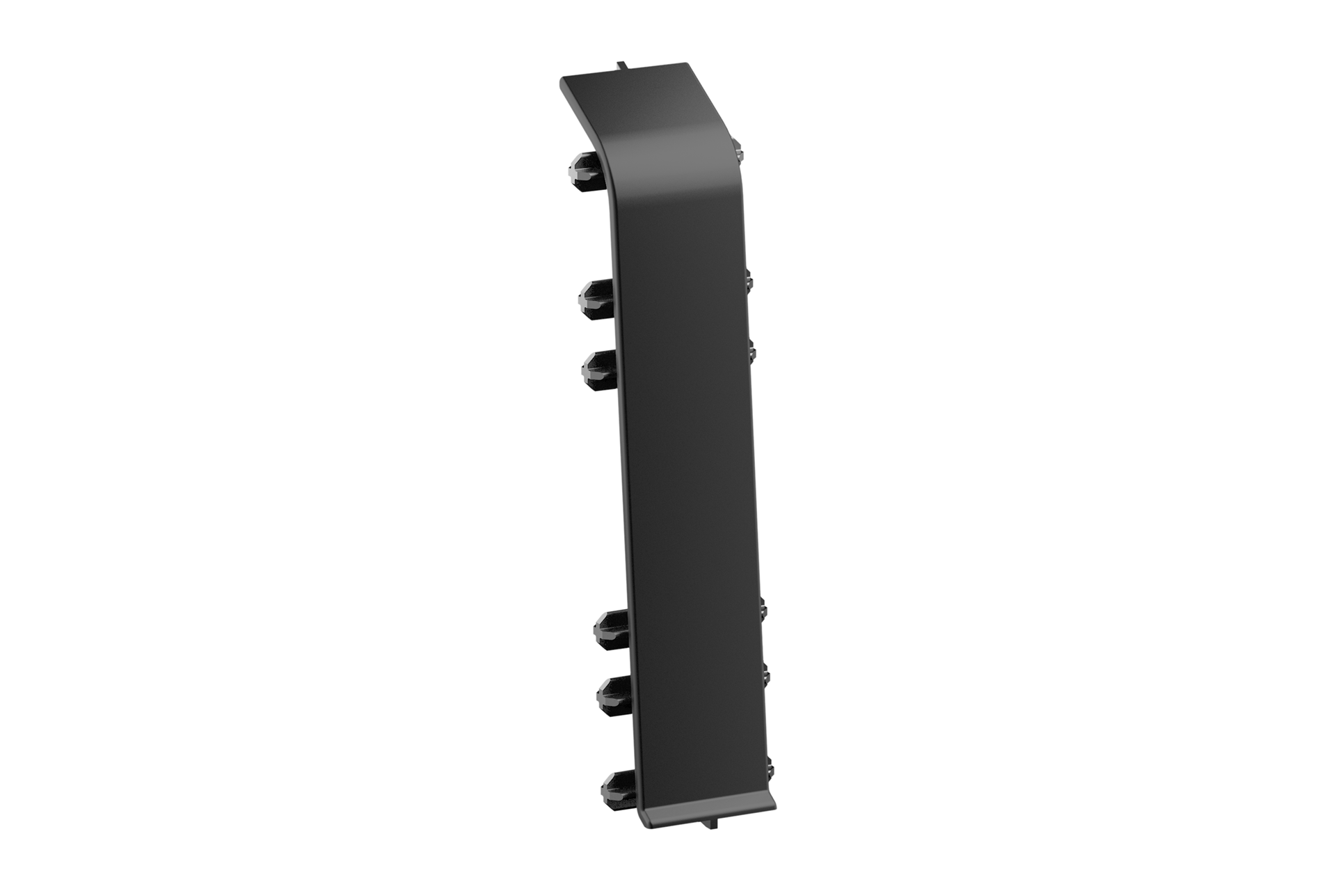 Łącznik do listwy przypodłogowej SOFTline 22,5x75mm 1opak=10szt Cezar Czarny RAL9005 Mat