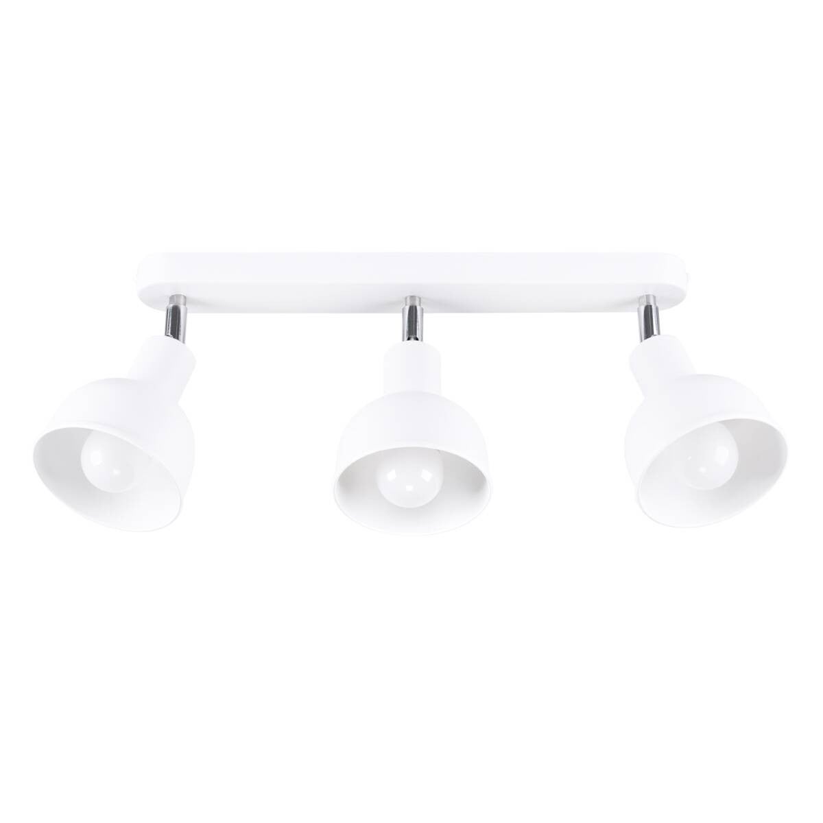 Reflektor sufitowy spot natynkowy Elba owalny biały 3xE27x15W wym: 18,5 x 24 x 59 cm metal Sollux Lighting