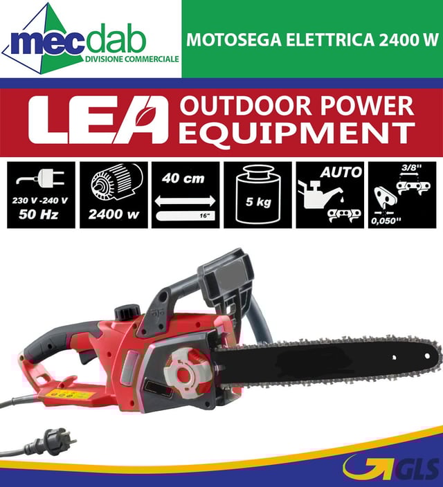 Motosega Elettrica Lea 2400 W 40 Cm Lea LE30240-40ATF