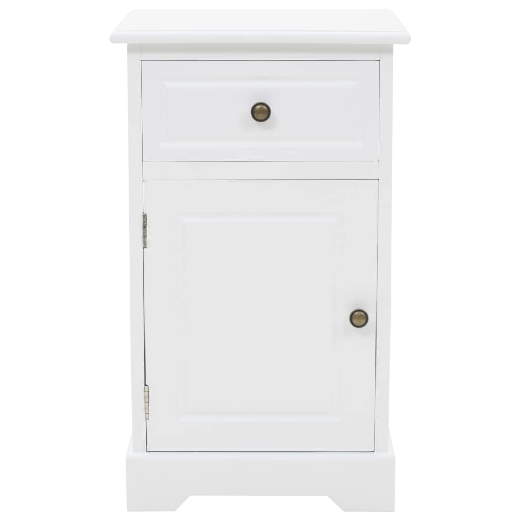 Table de nuit chevet commode armoire meuble chambre mdf et bois de pin 35 x 32 x 59 cm 1402072 - 2